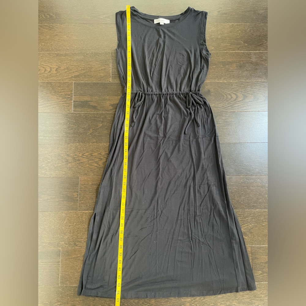 LOFT Black Midi Tank Dress - Picture 6 of 7